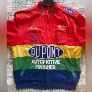 NASCAR DuPont Rainbow Jeff Gordon Race Jacket. 1st Edition. Vintage.